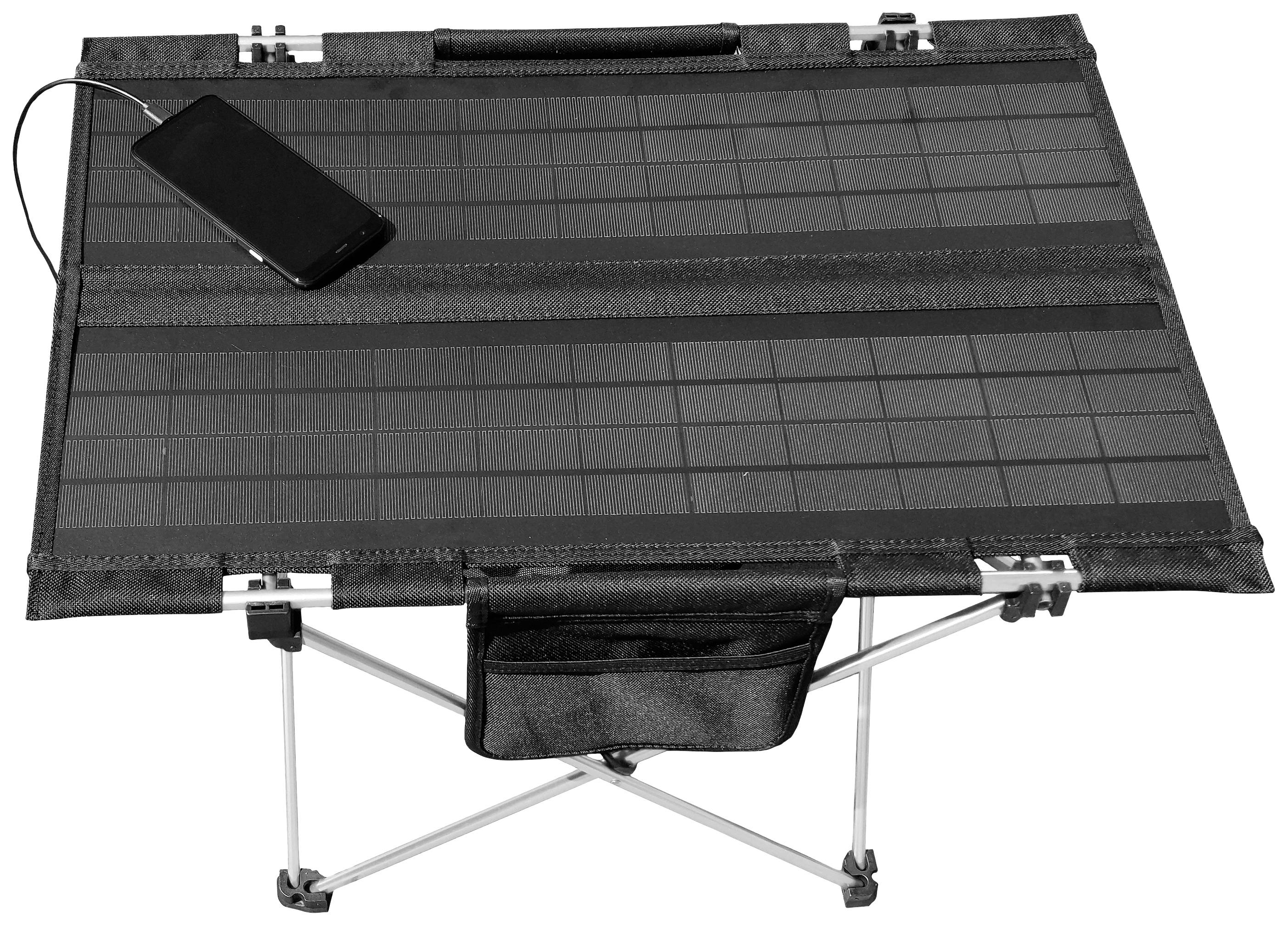 Technaxx Campingtisch TX-251 Camping Tisch Schwarz, Silber 5083 Belastbarkeit (Gewicht) (max.) 5kg