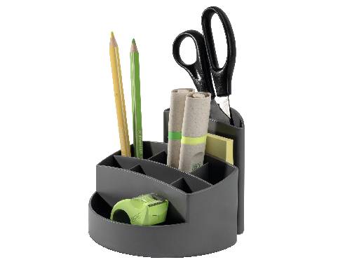 HAN RONDO KARMA 17468-18 Schreibtischköcher Öko-Grau Anzahl der Fächer: 9