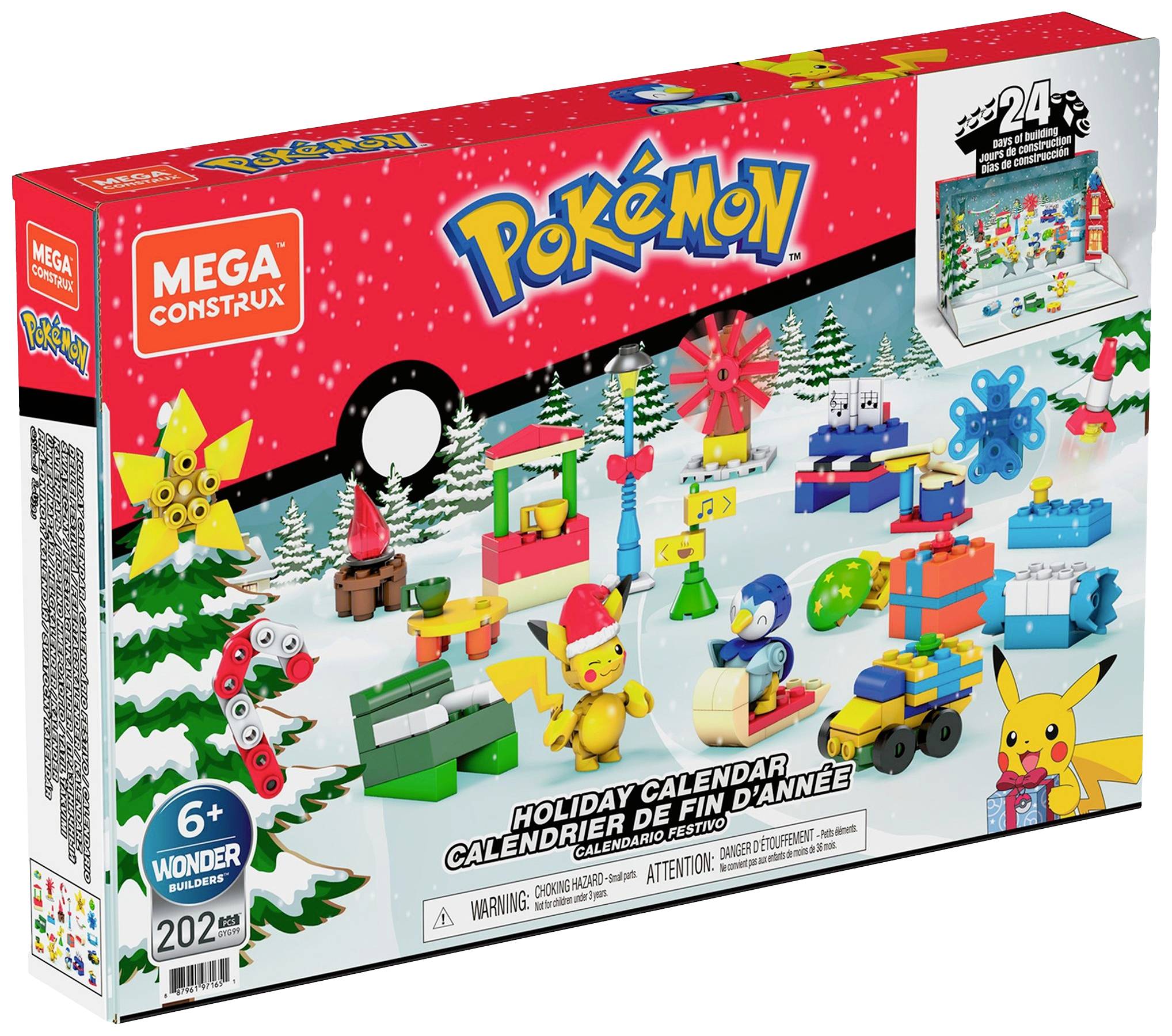 Mattel MEGA Construx Pokémon Spielwaren Adventskalender