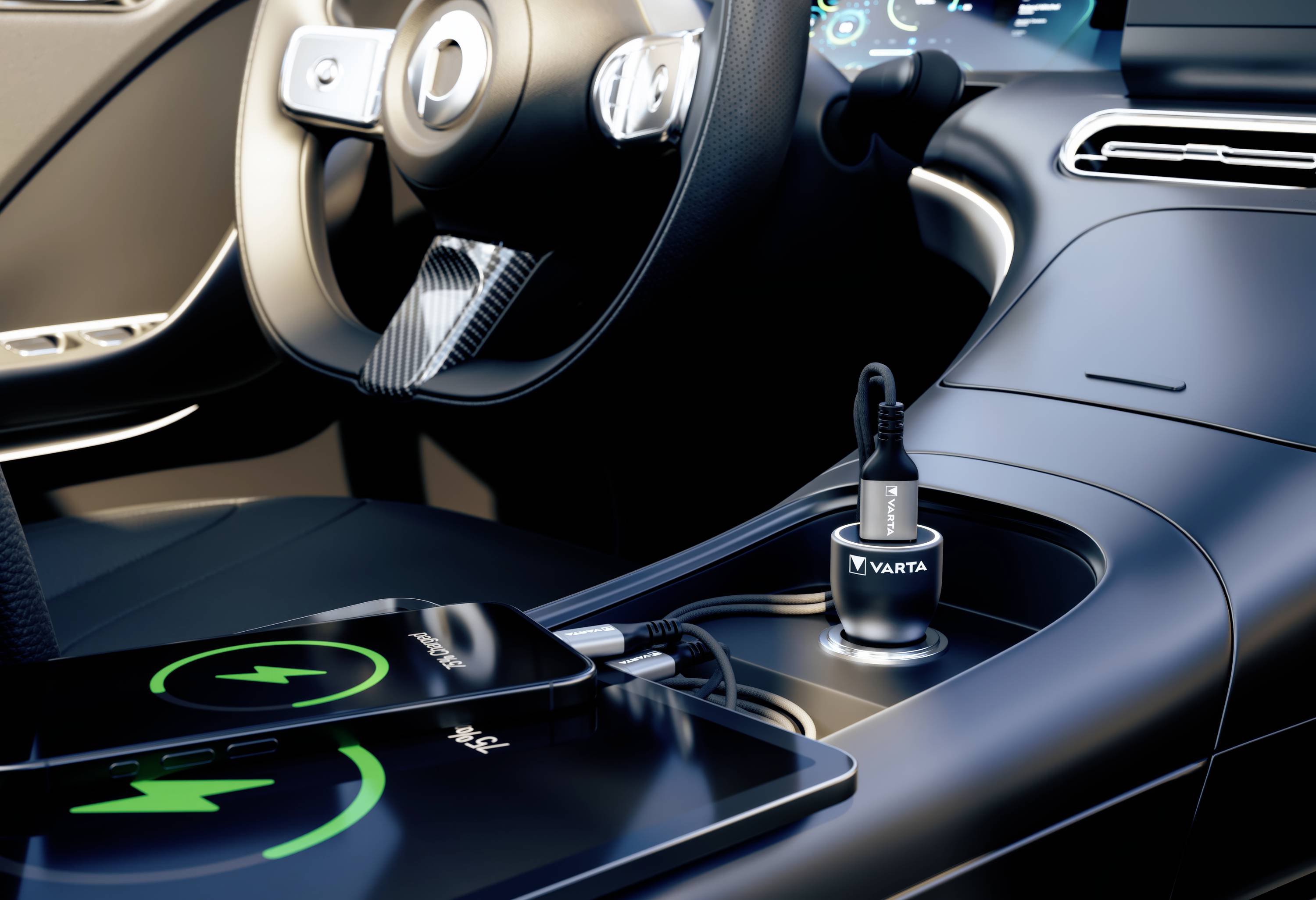 Varta VARTA Car Charger Belastbarkeit Strom max.=3 A 12/24 V