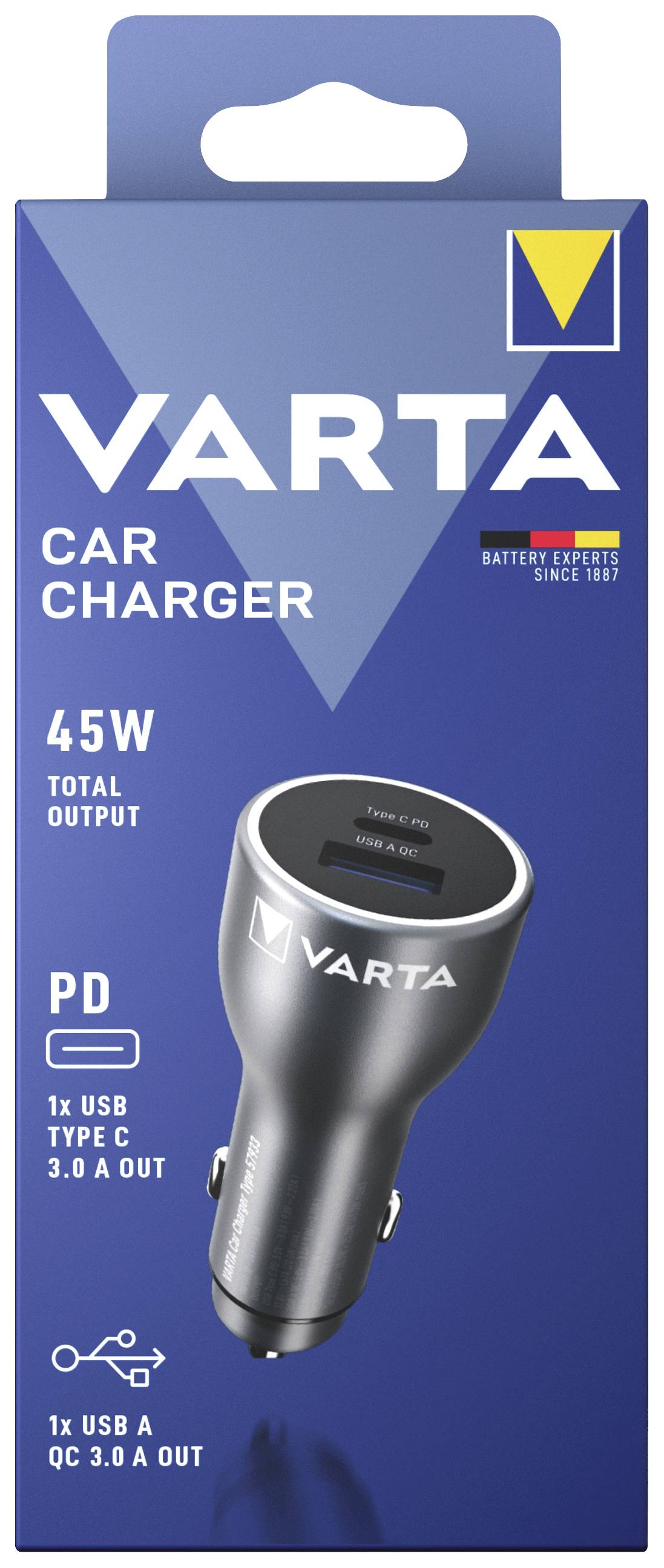 Varta Car Charger Belastbarkeit Strom max.=3A 12/24V