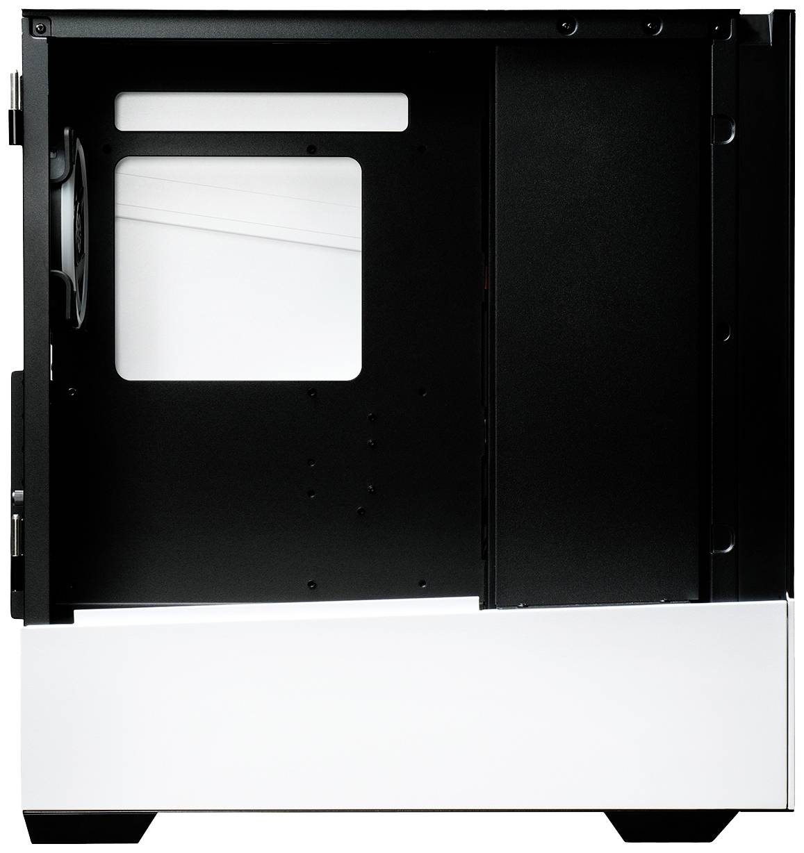 Enermax K8 Midi-Tower PC-Gehäuse Weiß 3 Vorinstallierte LED Lüfter, Seitenfenster