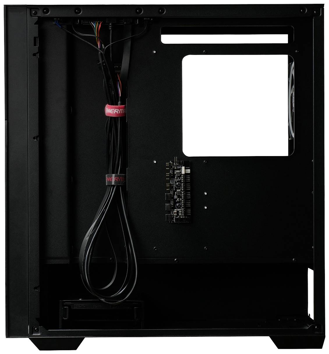 Enermax K8 Midi-Tower PC-Gehäuse Weiß 3 Vorinstallierte LED Lüfter, Seitenfenster