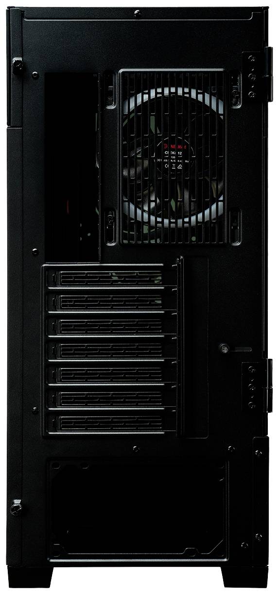 Enermax K8 Midi-Tower PC-Gehäuse Schwarz 3 Vorinstallierte LED Lüfter, Seitenfenster