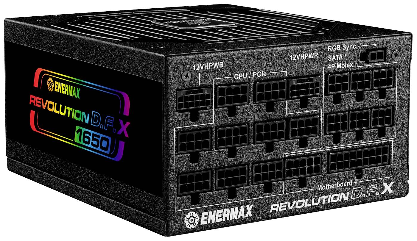 Enermax REVOLUTION ATX3.0 PC Netzteil 1650 W ATX 80PLUS® Gold