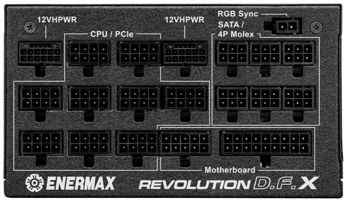 Enermax ERT1650EWT, 1650 W, 115 - 240 V, 50/60 Hz, 15 - 8 A, 15 A, 8 A