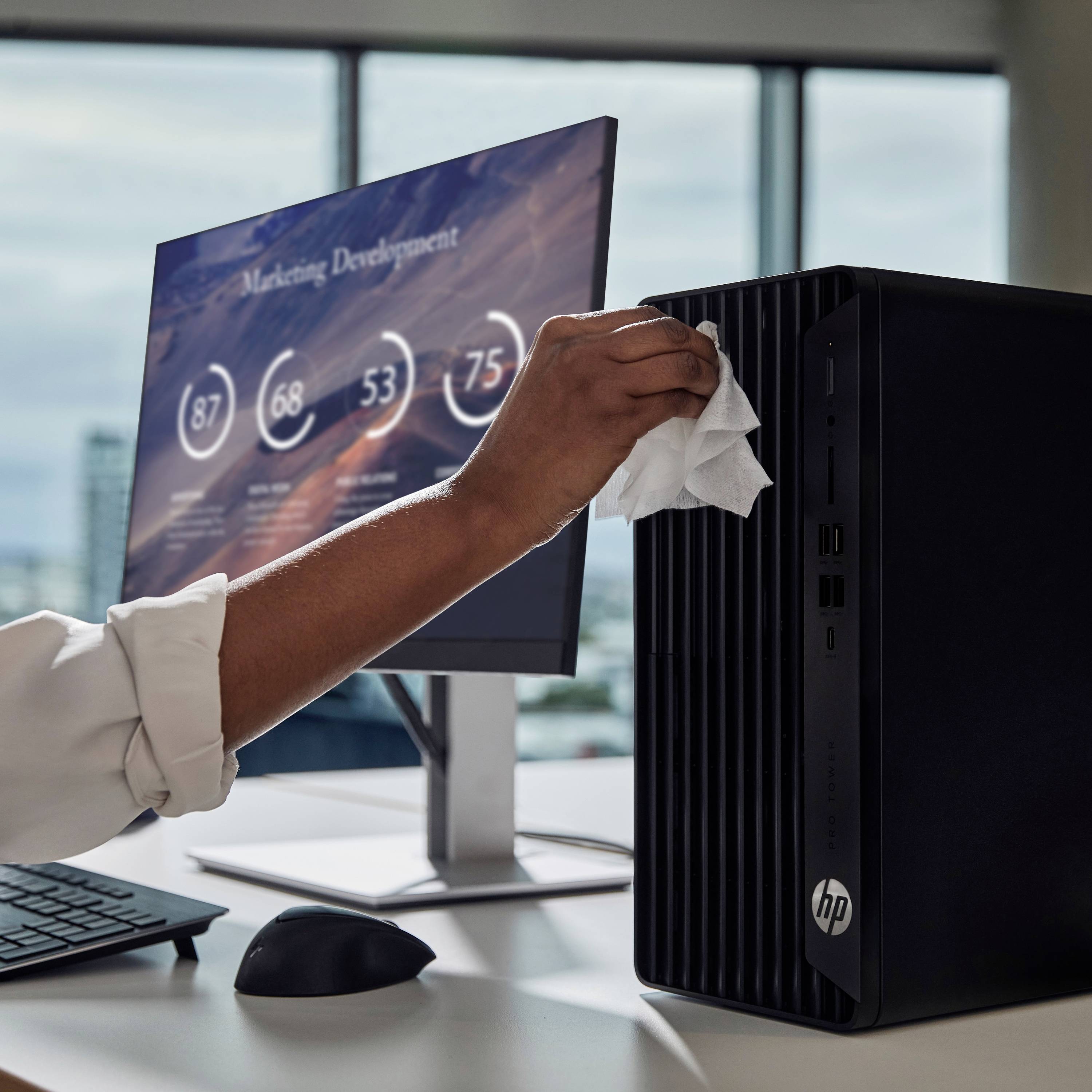 HP Desktop PC Pro Tower 400 G9 Intel® Core™ i5 i5-14500 5.0GHz 16GB RAM 512GB SSD Intel UHD Graphics 770 Win 11 Pro 881Z1EA#ABD