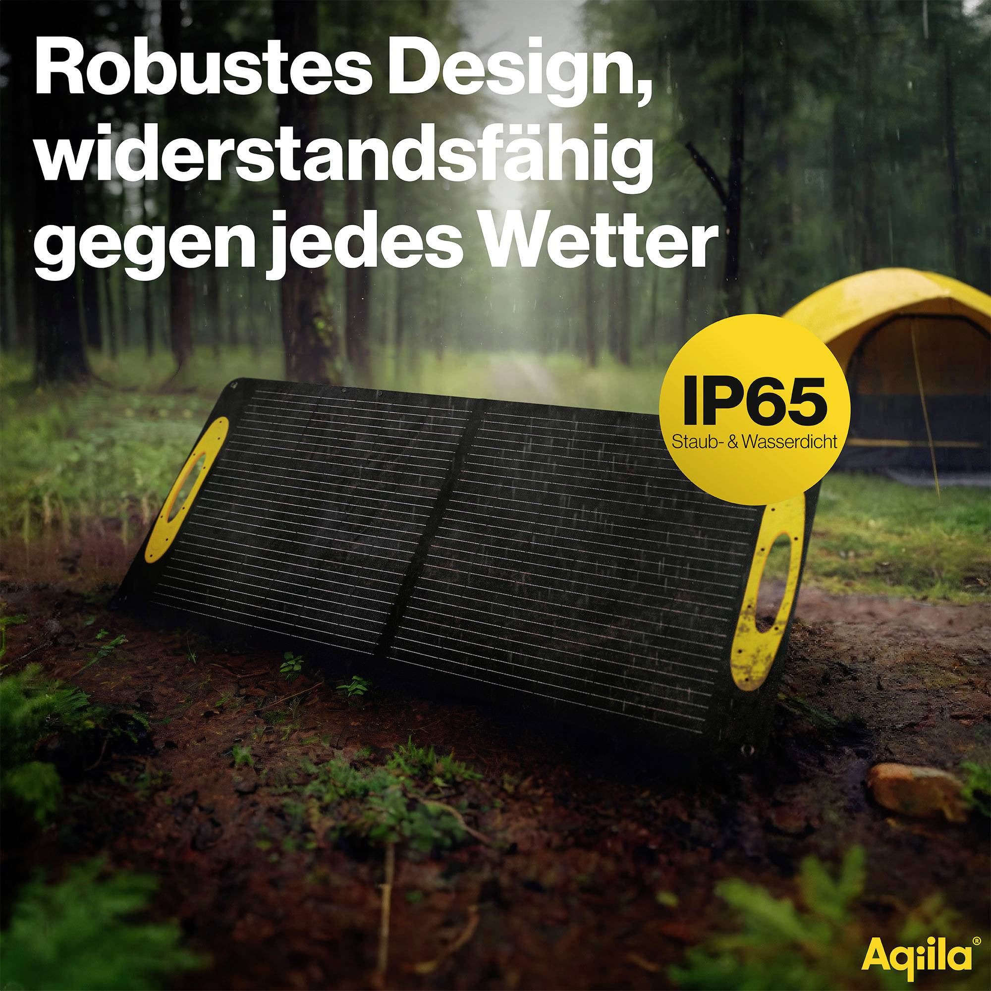 Aqiila SUNBIRD P100 AQSO100SUN003 Solar-Ladegerät Ladestrom Solarzelle 4.88A 100W