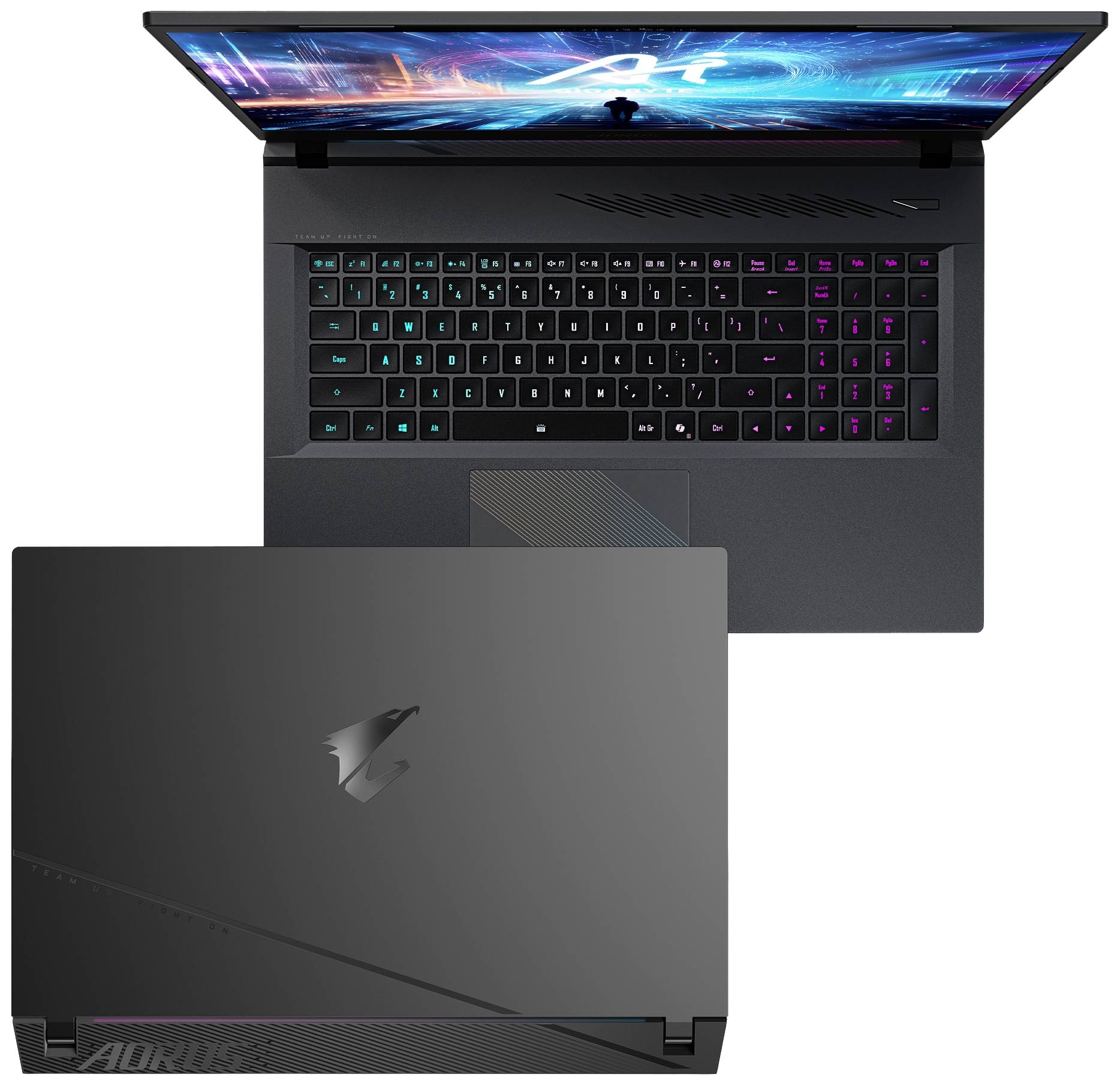 Gigabyte Gaming Notebook AORUS 17 BSF-H3DE654SH 43.9 cm (17.3 Zoll) QHD Intel® Core™ i7 i7-13620H 16 GB RAM 1 TB SSD Deutsch, QWERTZ Grau