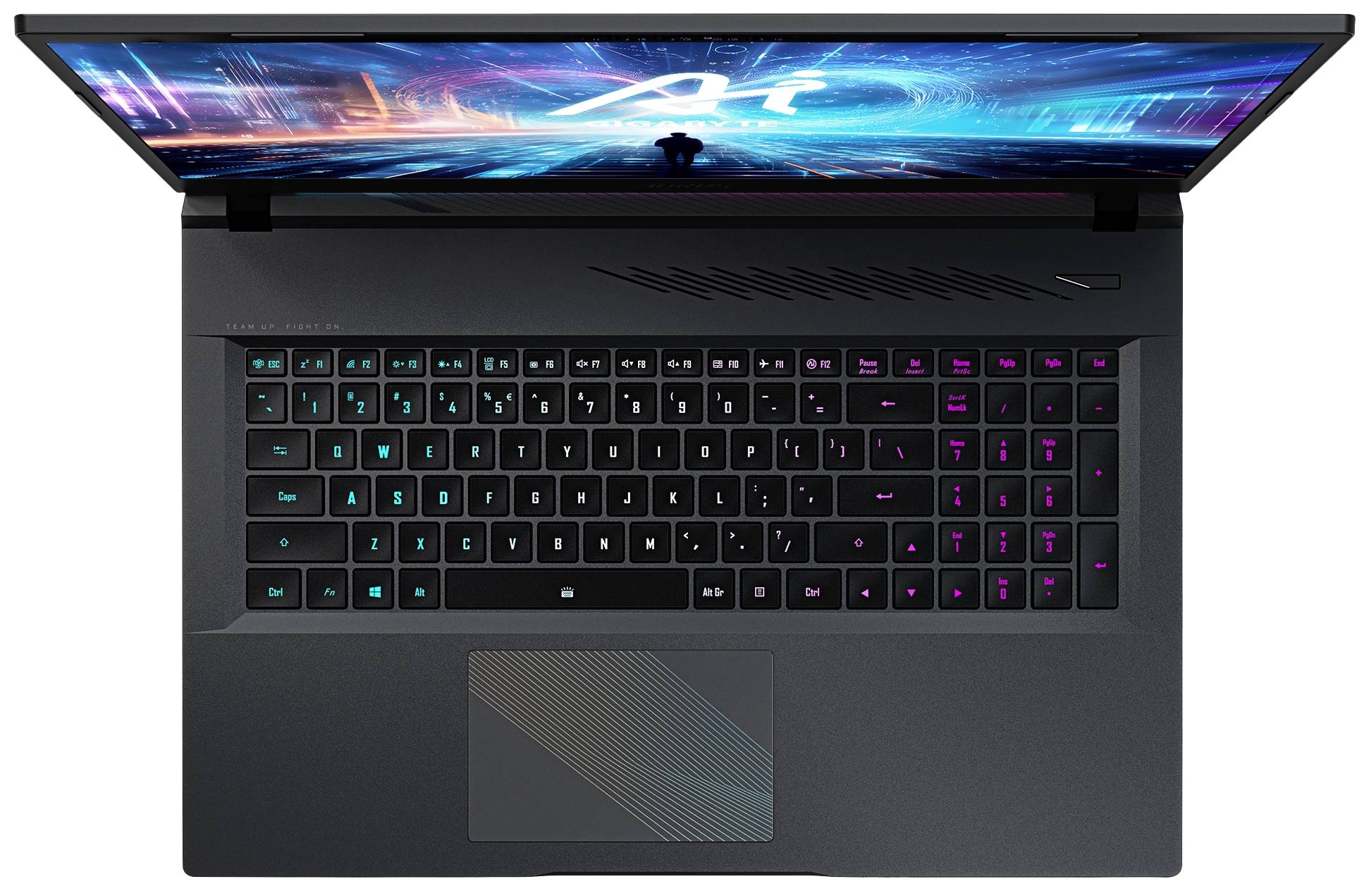 Gigabyte Gaming Notebook AORUS 17 BSF-H3DE654SH 43.9 cm (17.3 Zoll) QHD Intel® Core™ i7 i7-13620H 16 GB RAM 1 TB SSD Deutsch, QWERTZ Grau