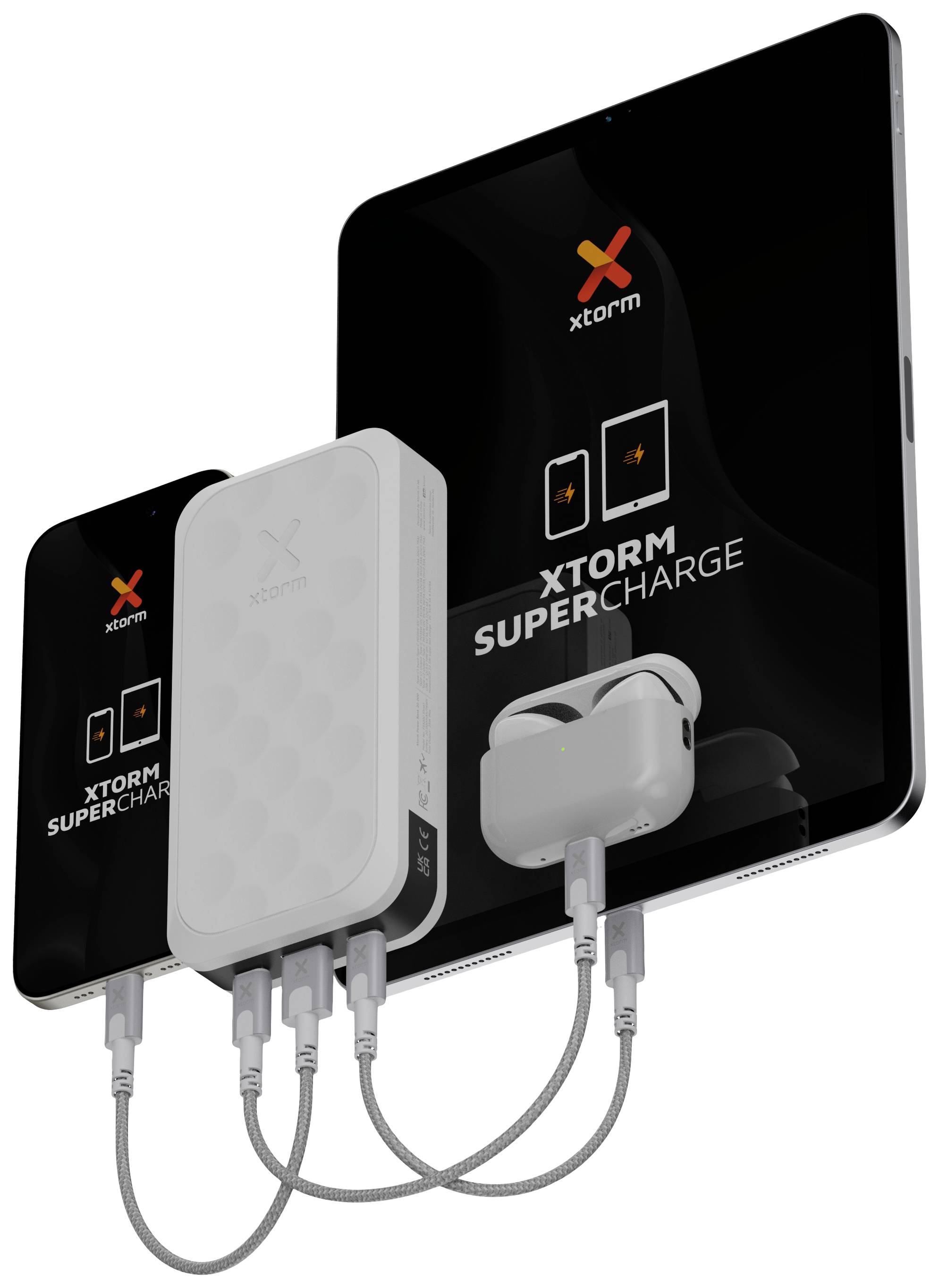 XTORM FS5200 USB-C® Akku 20000 mAh USB PD 2.0 LiPo USB-A, USB-C® Weiß