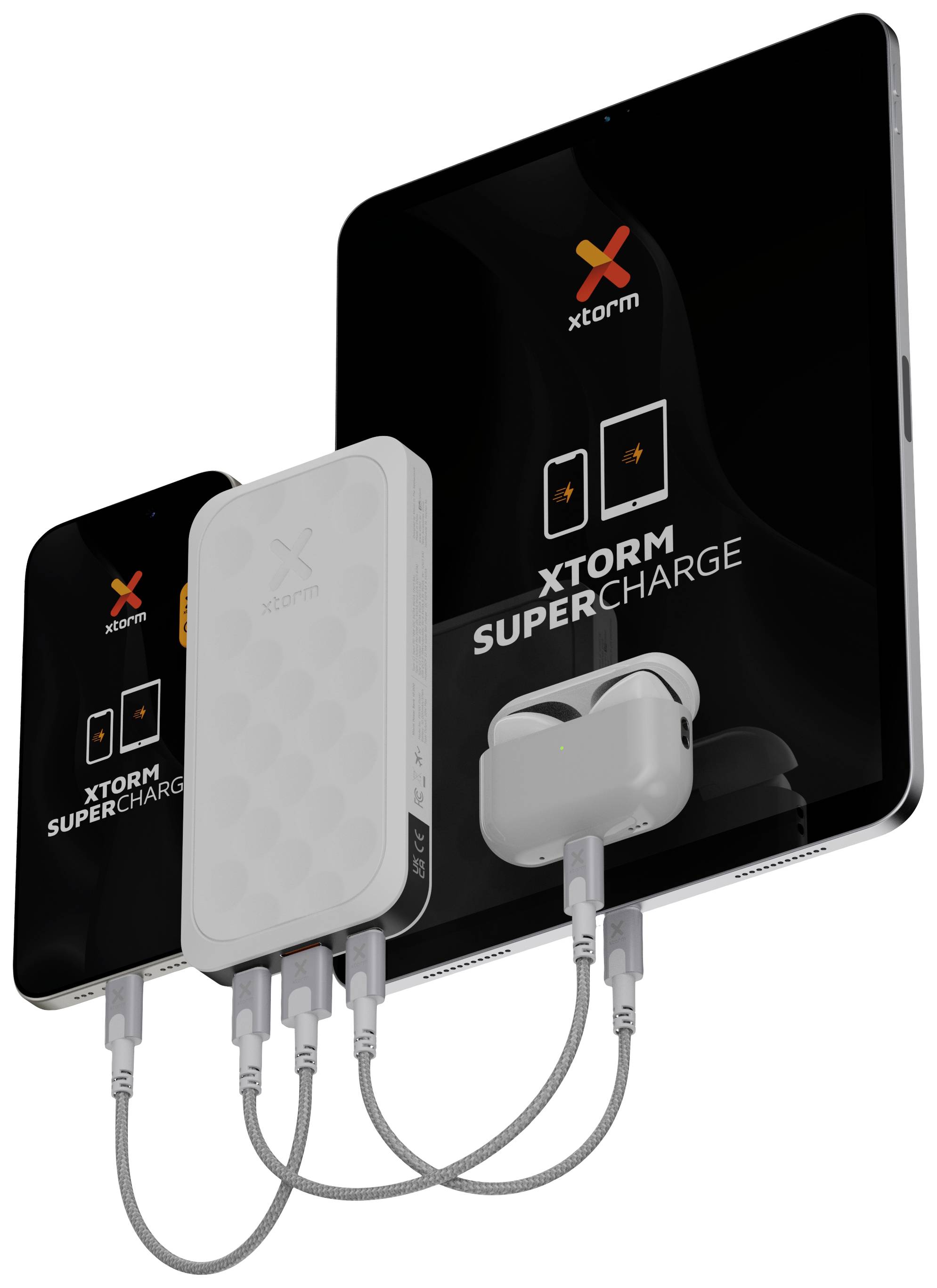 XTORM FS5100 USB-C® Akku 10000 mAh LiPo USB-A, USB-C® Weiß