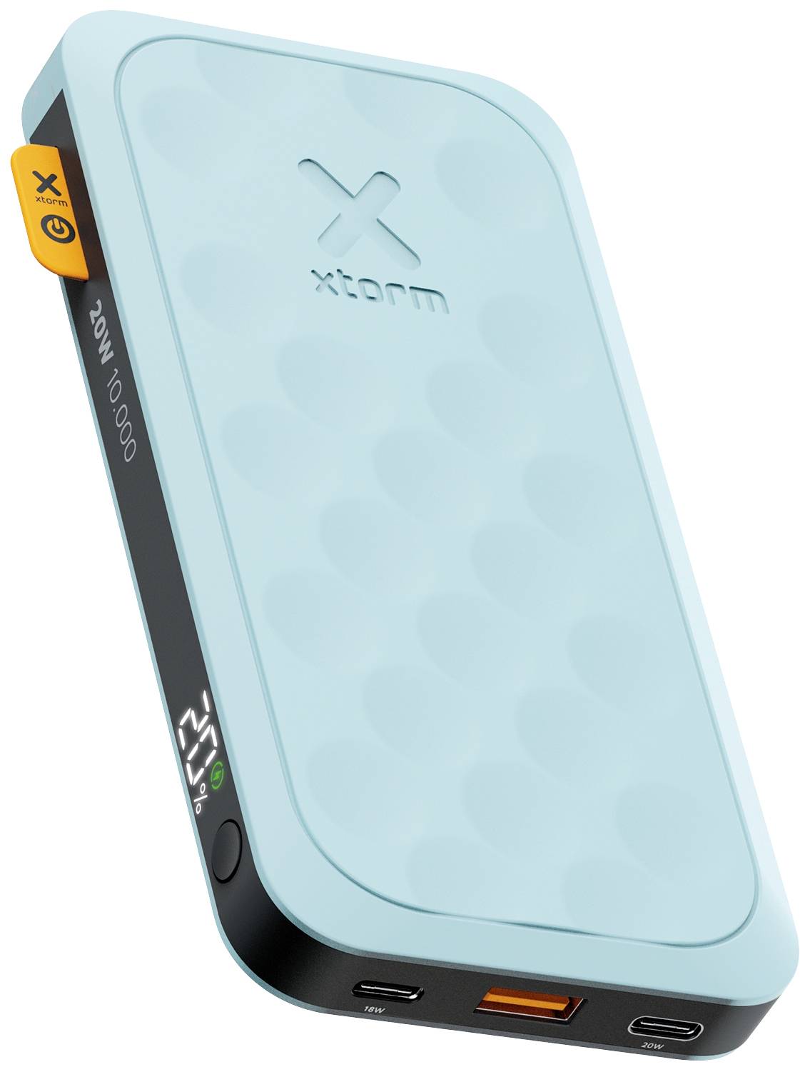 XTORM FS5102 USB-C® Akku 10000 mAh LiPo USB-A, USB-C® Blau-Grün