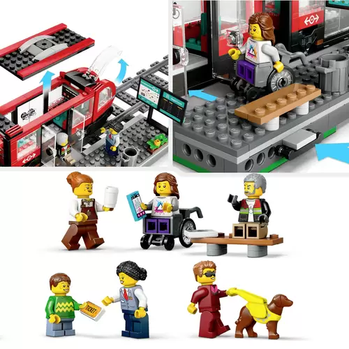 60423 LEGO® CITY Straßenbahn mit Haltestelle 60423 LEGO® CITY Straßenbahn mit Haltestelle