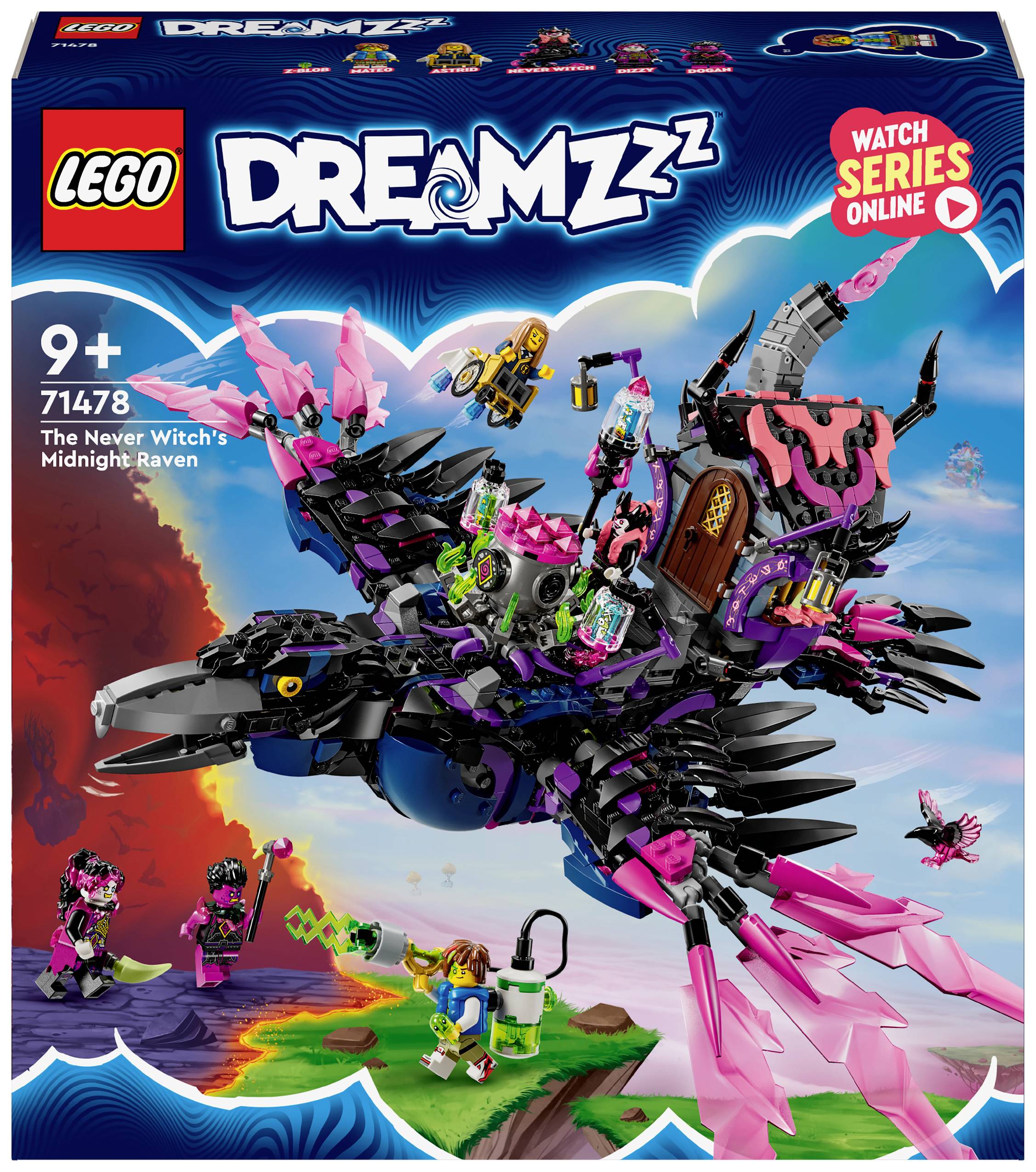 71478 LEGO® DREAMZZZ Der Mitternachtsrabe der Nimmerhexe