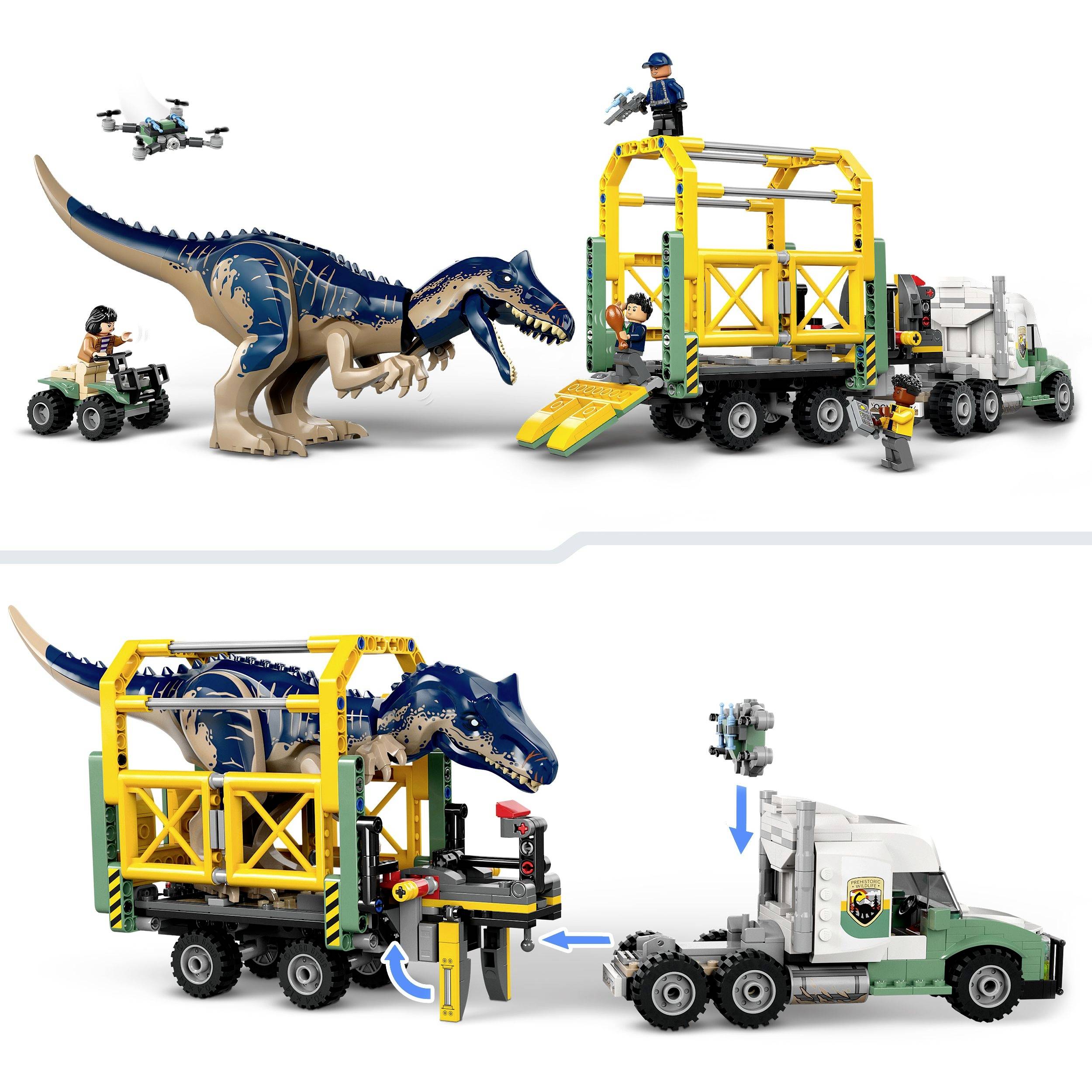 76966 LEGO® JURASSIC WORLD™ Dinosaurier-Missionen: Allosaurus-Transporter