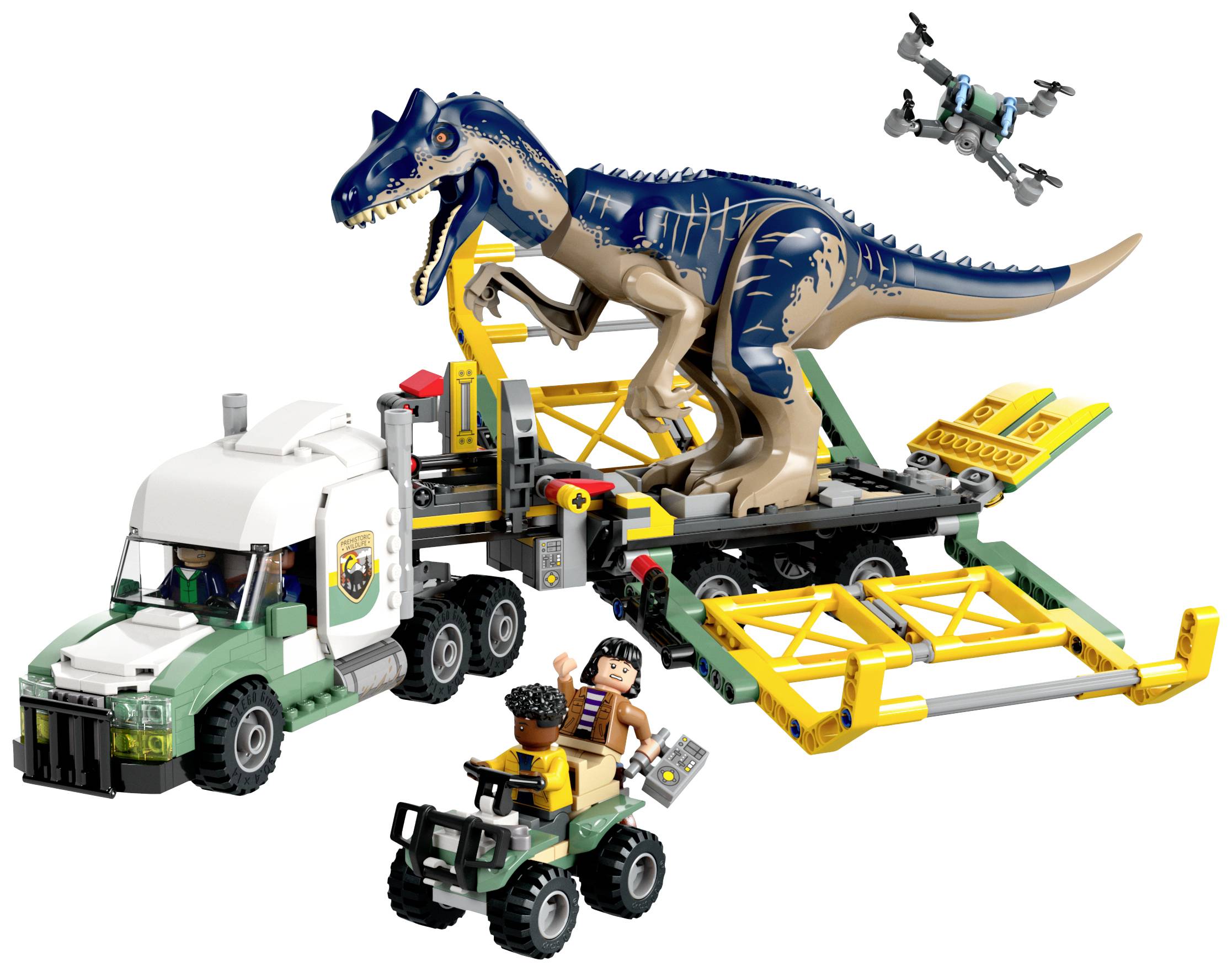 76966 LEGO® JURASSIC WORLD™ Dinosaurier-Missionen: Allosaurus-Transporter