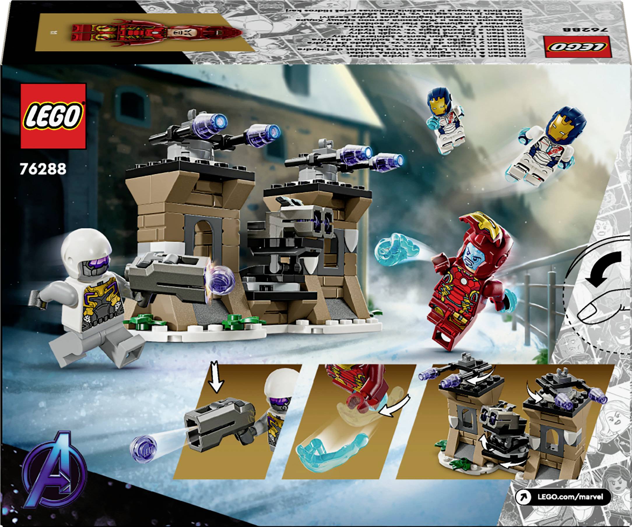 76288 LEGO® MARVEL SUPER HEROES Iron Man & Iron Legion vs. HYDRA-Soldat
