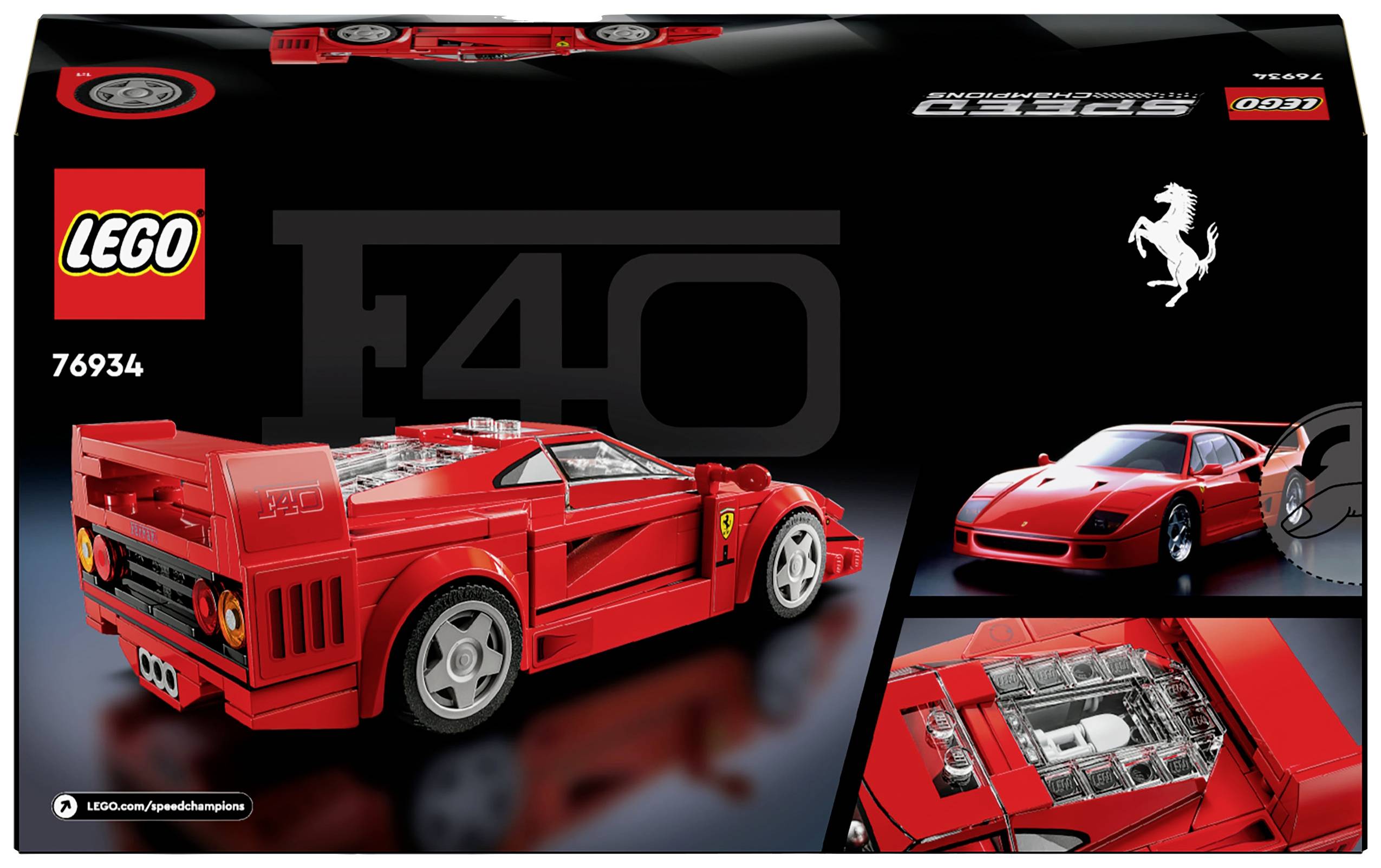 76934 LEGO® SPEED CHAMPIONS Ferrari F40 Supersportwagen