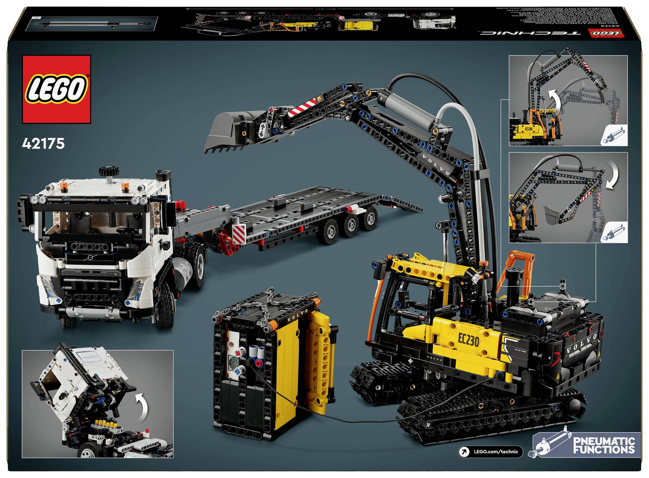 42175 LEGO® TECHNIC Volvo FMX LKW mit EC230 Electric Raupenbagger