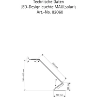 Maul 8206089 LED-Tischlampe LED Lichtquelle durch Elektrofachkraft austauschbar 5W Anthrazit Maul 8206089 LED-Tischlampe LED Lichtquelle durch Elektrofachkraft austauschbar 5W Anthrazit