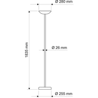 Maul 8254095 Stehlampe Halogen R7s 120W Silber Maul 8254095 Stehlampe Halogen R7s 120W Silber