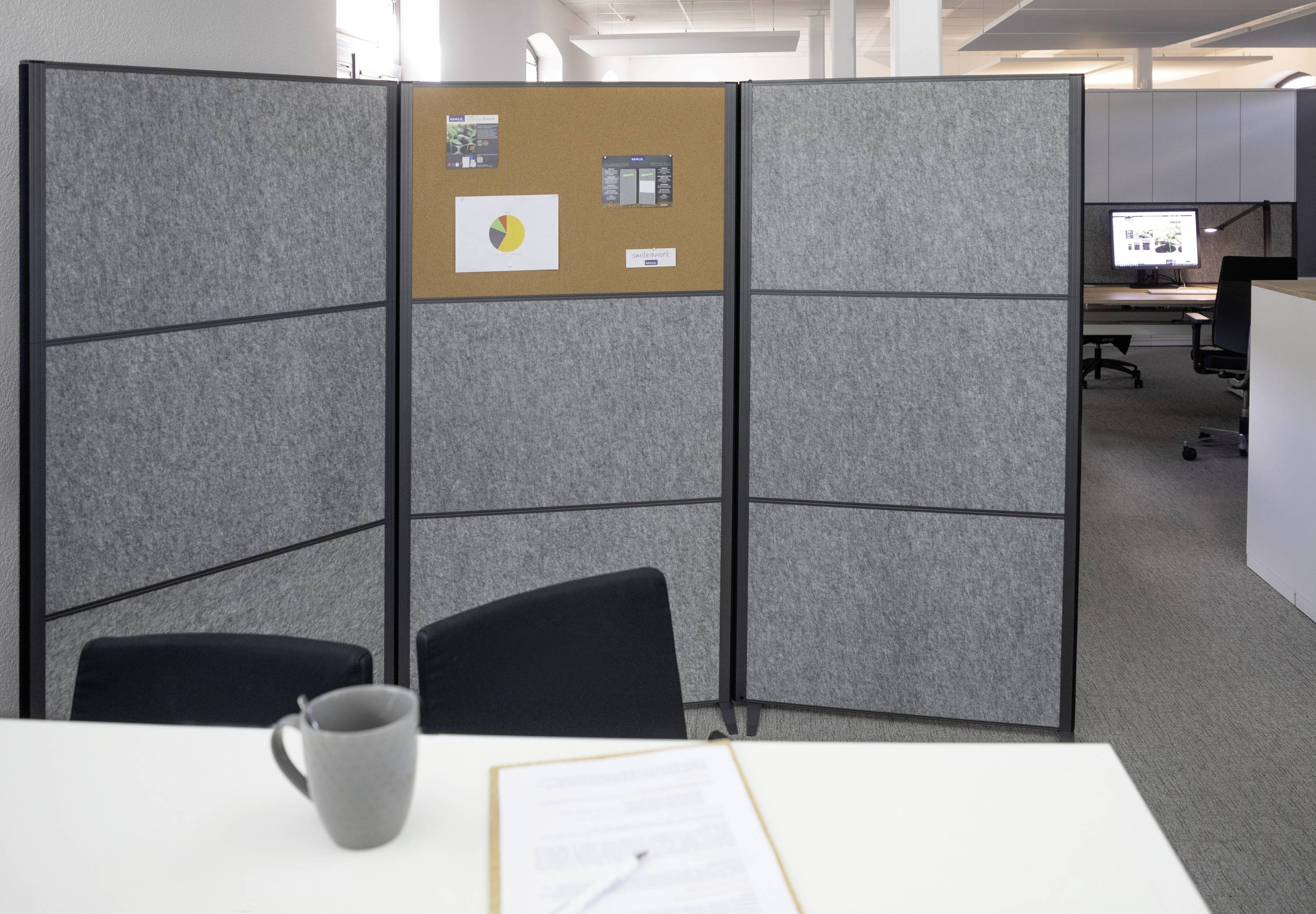 Maul Stellwand Dunkelgrau, Anthrazit 9601089