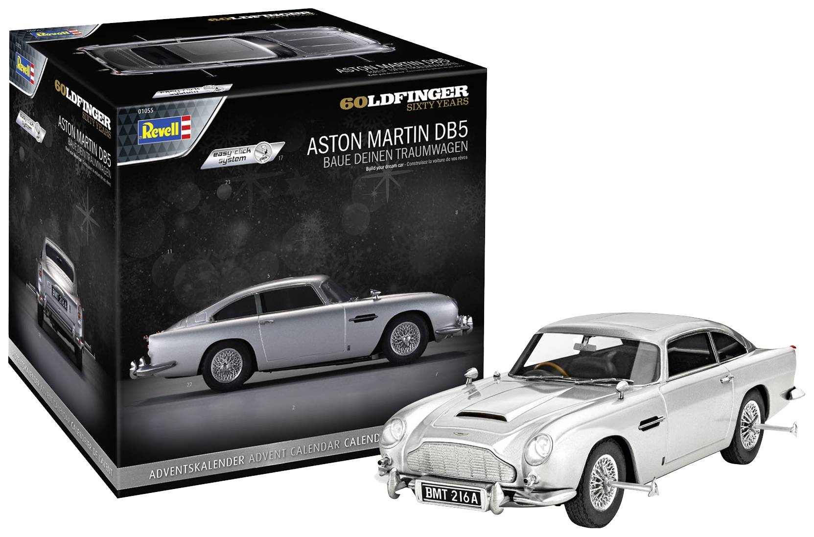 Revell James Bond Aston Martin DB5 Bausätze Adventskalender Altersklasse ab 10 Jahre