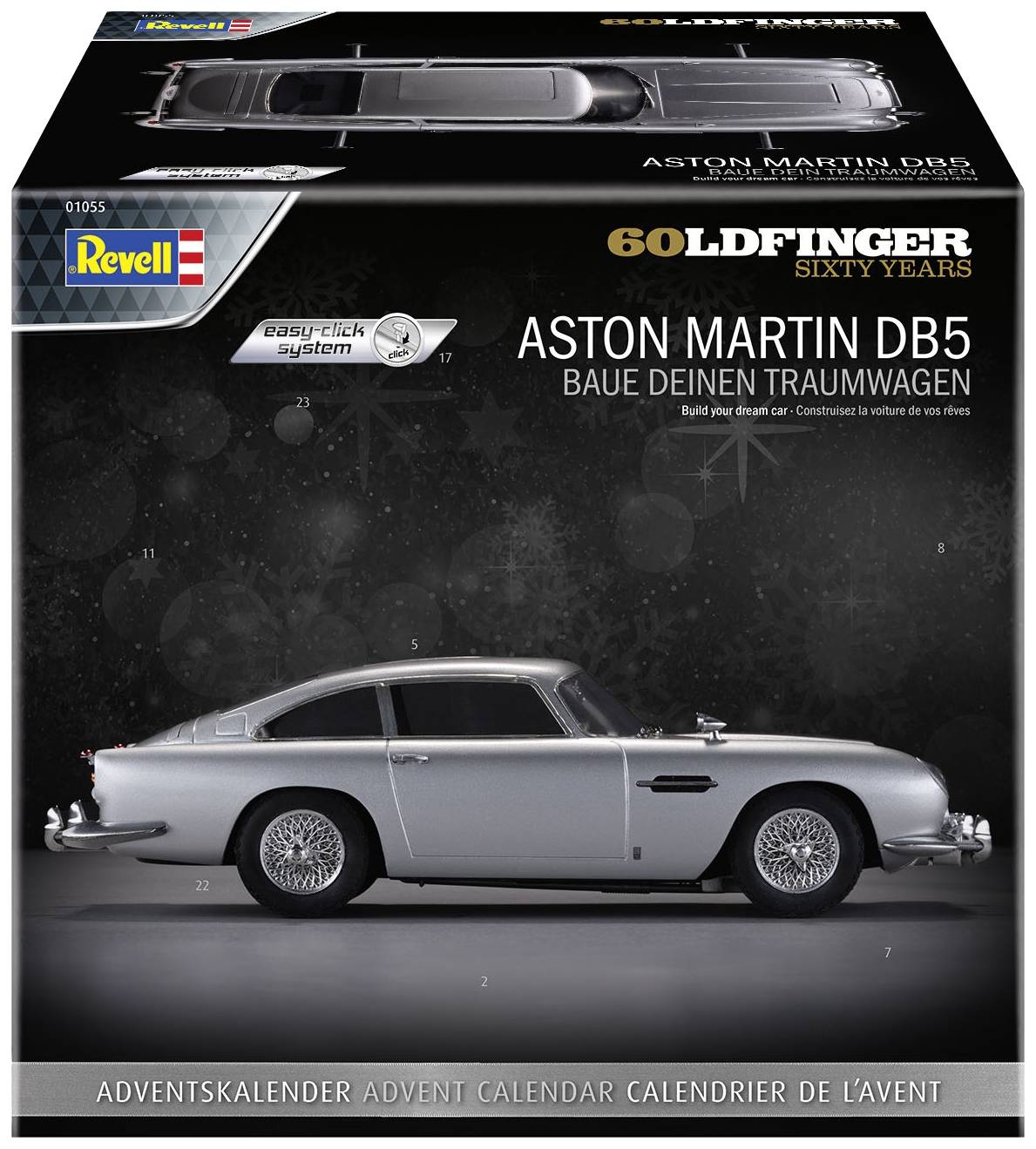 Revell James Bond Aston Martin DB5 Bausätze Adventskalender Altersklasse ab 10 Jahre