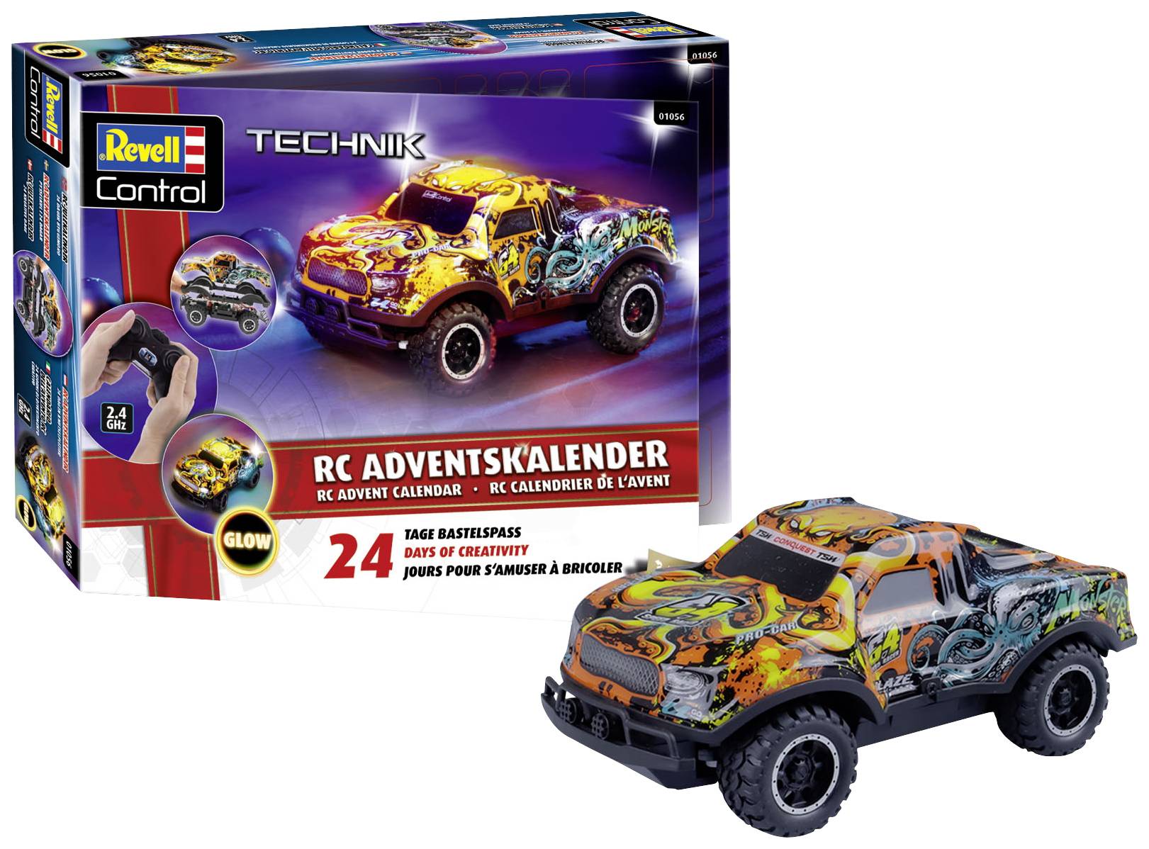 Revell Control RC Christmas Driver Bausätze Adventskalender Altersklasse ab 8 Jahre