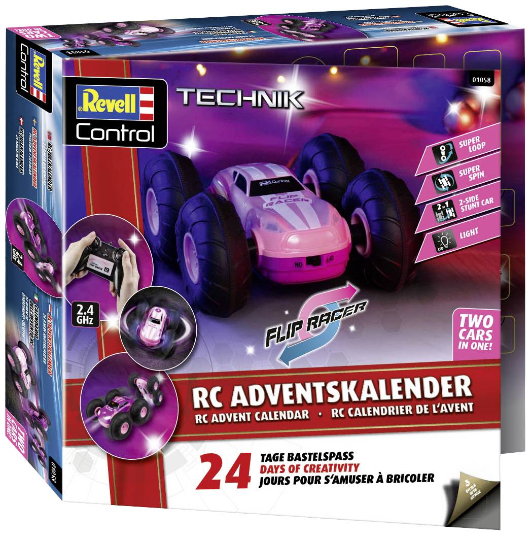 Revell Control RC Stunt Car Bausätze Adventskalender Altersklasse ab 8 Jahre