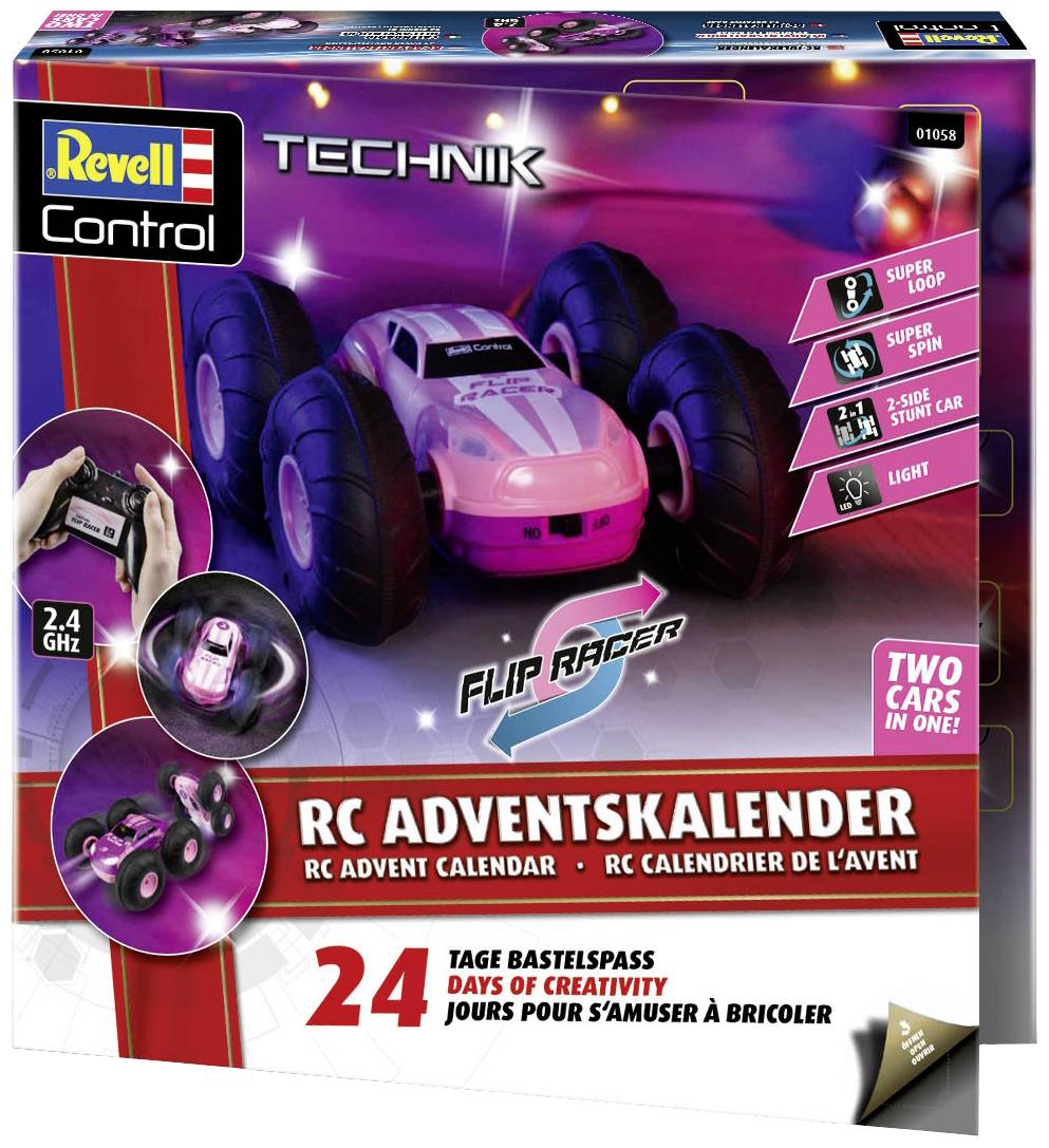 Revell Control RC Stunt Car Bausätze Adventskalender Altersklasse ab 8 Jahre