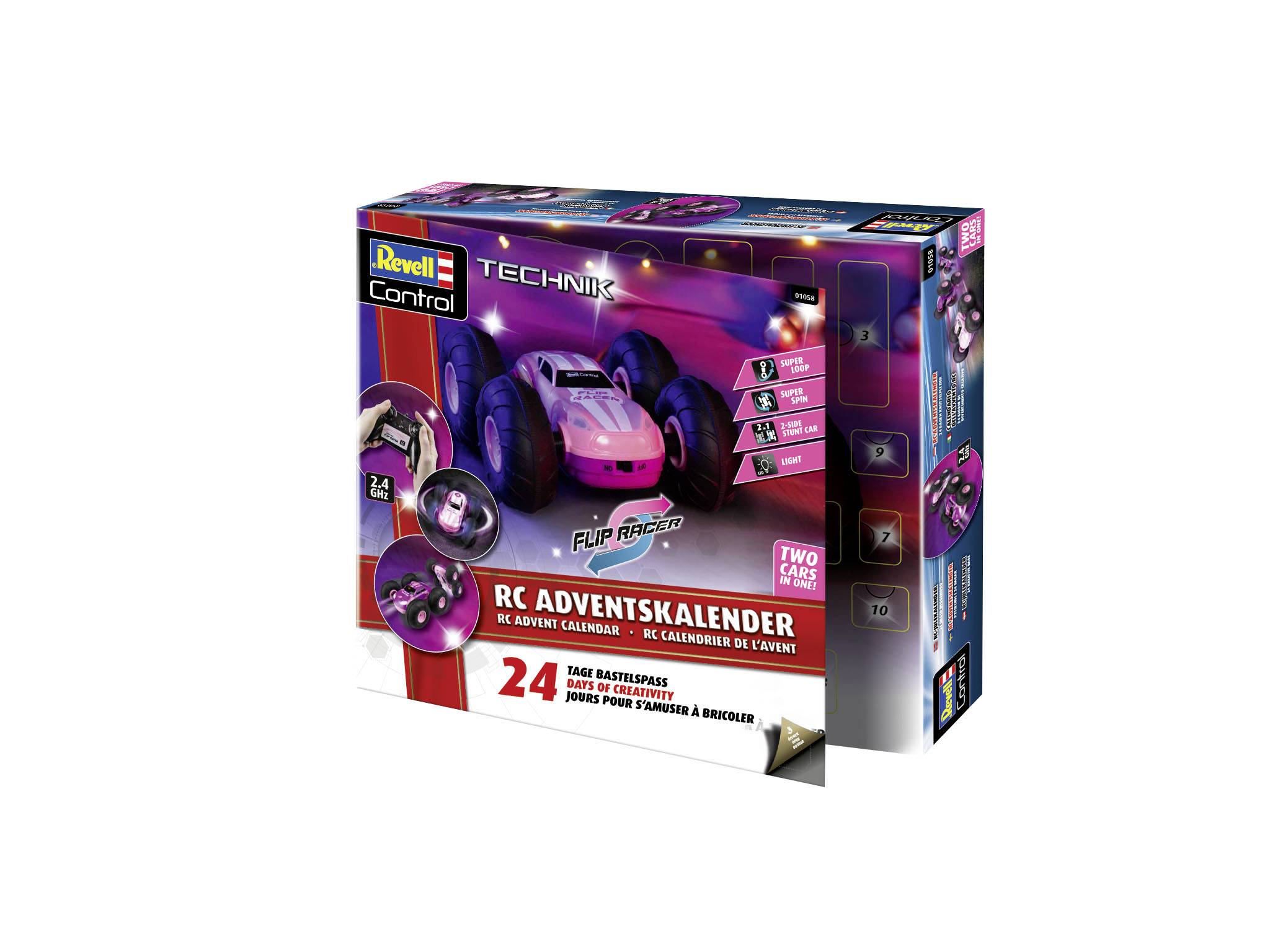 Revell Control RC Stunt Car Bausätze Adventskalender Altersklasse ab 8 Jahre