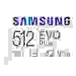 Samsung EVO Plus microSD-Karte Retail 512 GB UHS-I, v30 Video Speed Class, A2 Application Performan