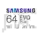 Samsung EVO Plus microSD-Karte Retail 64 GB UHS-I, v30 Video Speed Class, A2 Application Performanc