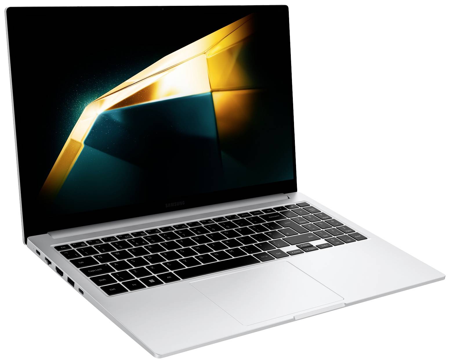 Samsung Notebook Galaxy Book4 39.6 cm (15.6 Zoll) Full HD Intel® Core™ 3 100U 8 GB RAM 256 GB SSD Deutsch, QWERTZ Silber NP754XGK-KS3DE