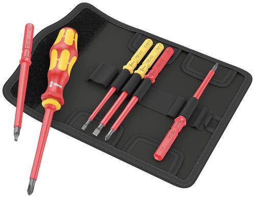 Wera Kraftform Kompakt VDE 7 Imperial 1 Elektriker Wechselklingen-Set