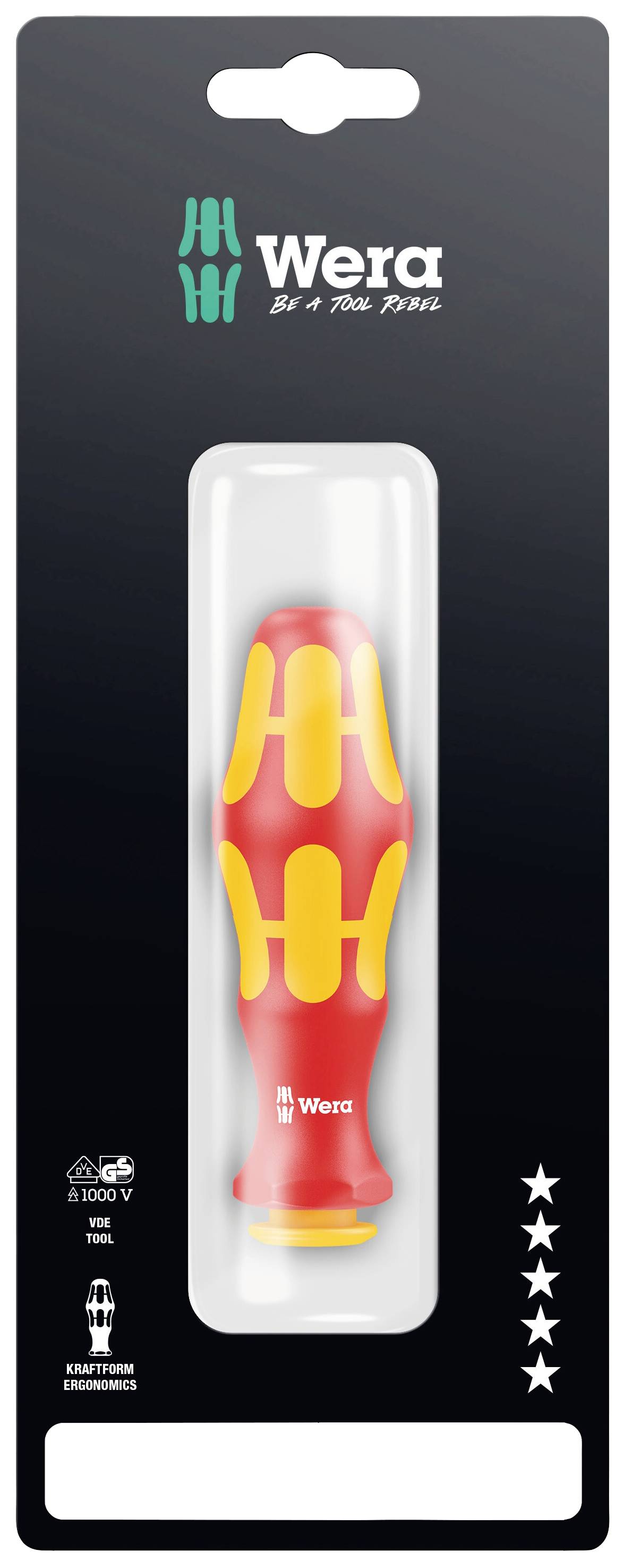 Wera Kraftform Kompakt VDE 16 Universal 1 Elektriker Wechselklingen-Set