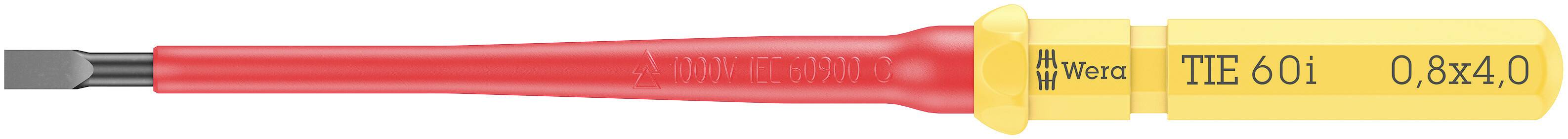 Wera Kraftform Kompakt VDE 60 i 0,8x4,0x157mm TIE SB Elektriker Schlitz Wechselklinge 4.0mm