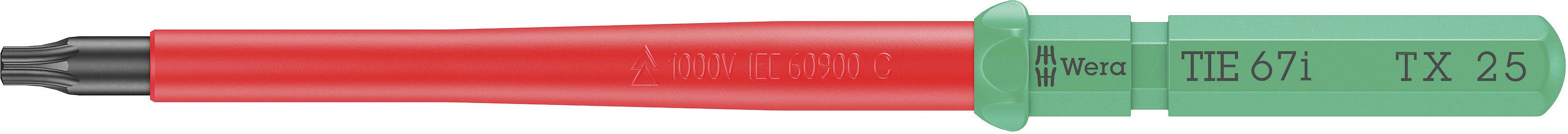 Wera Kraftform Kompakt VDE 67 i TX 25 x 157mm TIE SB Elektriker TORX Wechselklinge TX 25