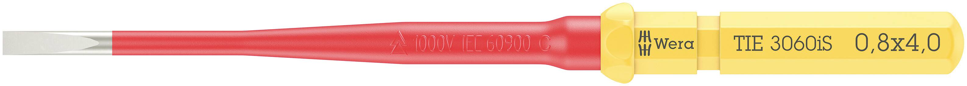 Wera Kraftform Kompakt VDE 3060 iS 0,8x4,0x157mm TIE SB Elektriker Schlitz Wechselklinge 4.0mm