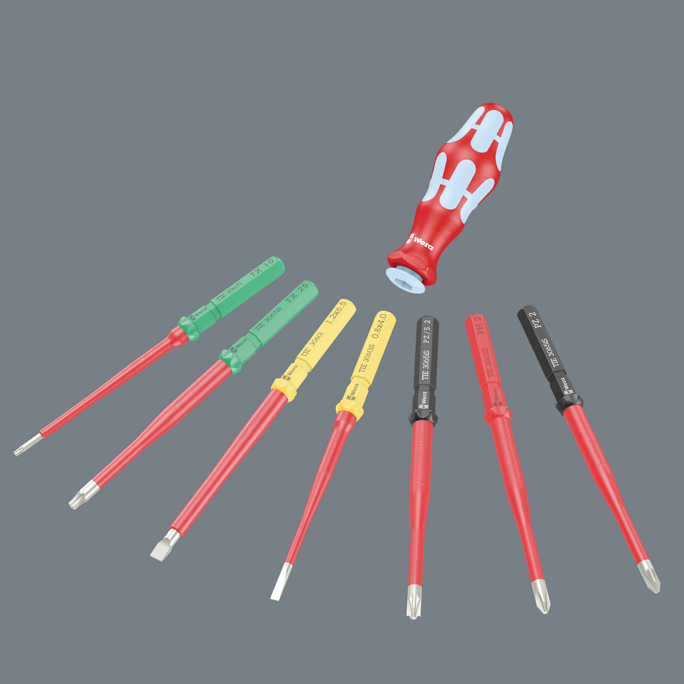 Wera Kraftform Kompakt VDE 3067 i TX 8 x 157mm TIE SB Elektriker TORX Wechselklinge TX 8