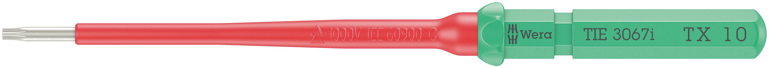 Wera Kraftform Kompakt VDE 3067 i TX 10x157mm TIE SB Elektriker TORX Wechselklinge TX 10