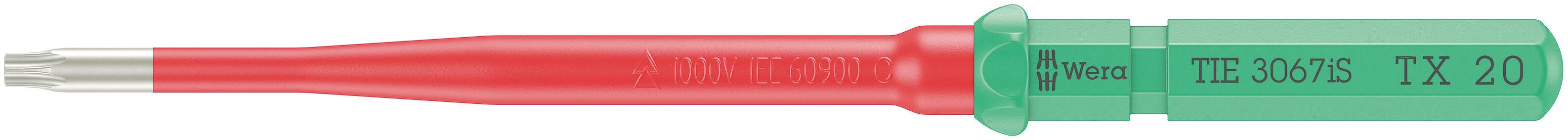 Wera Kraftform Kompakt VDE 3067 iS TX 20x157mm TIE SB Wechselklinge TX 20