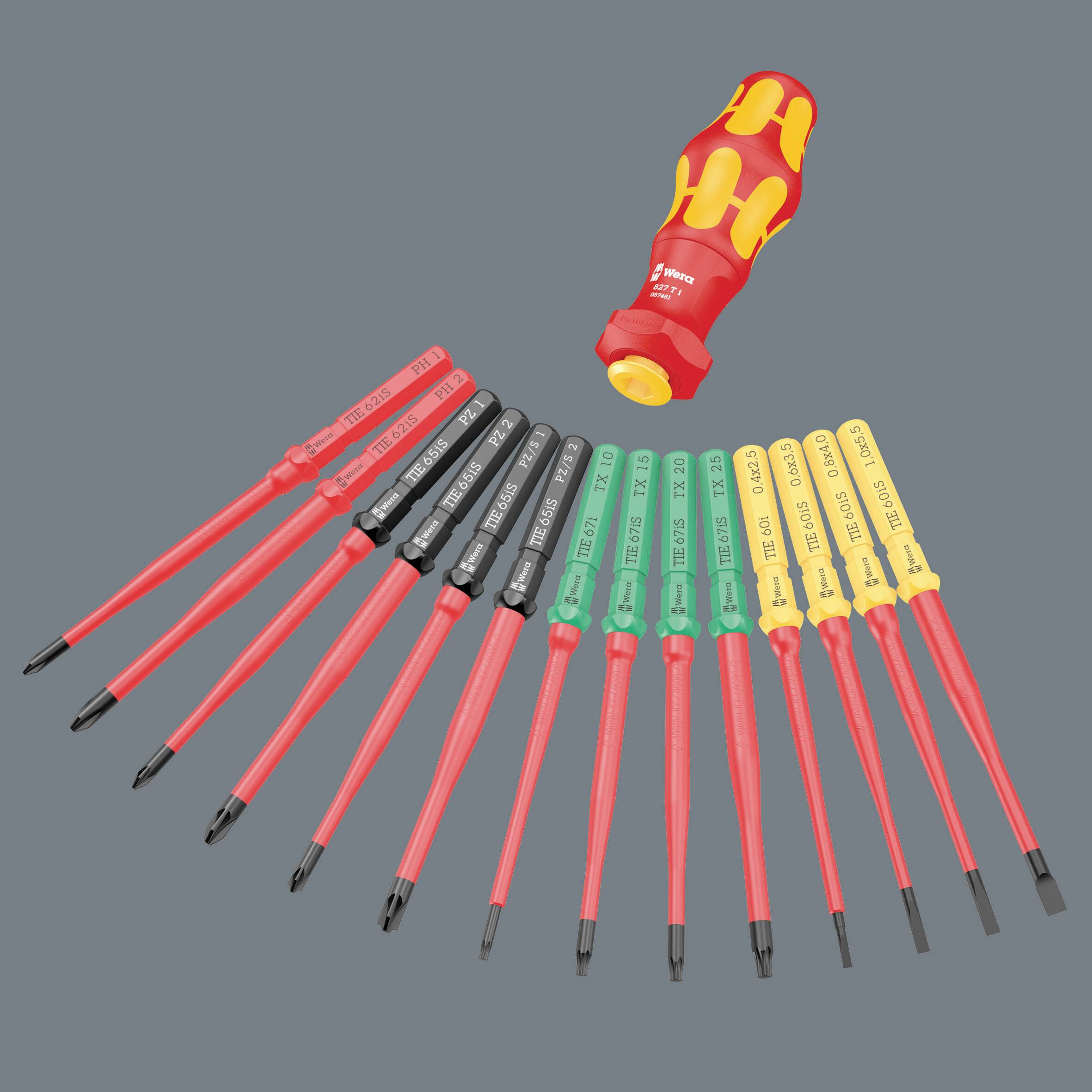 Wera Kraftform Kompakt Turbo i 1 Wechselklingen-Set