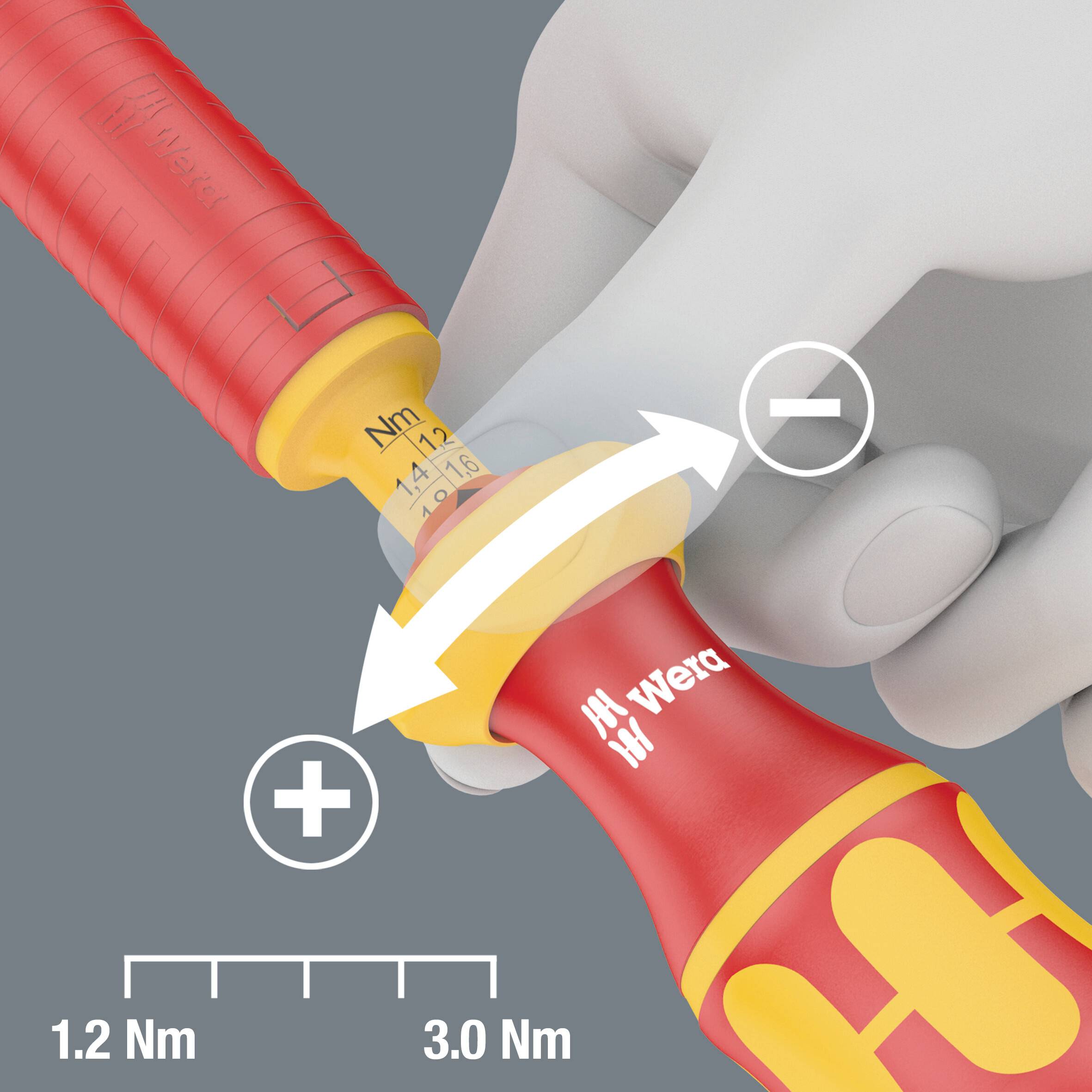 Wera Kraftform Kompakt VDE 15 Torque extra slim 1 Elektriker Wechselklingen-Set