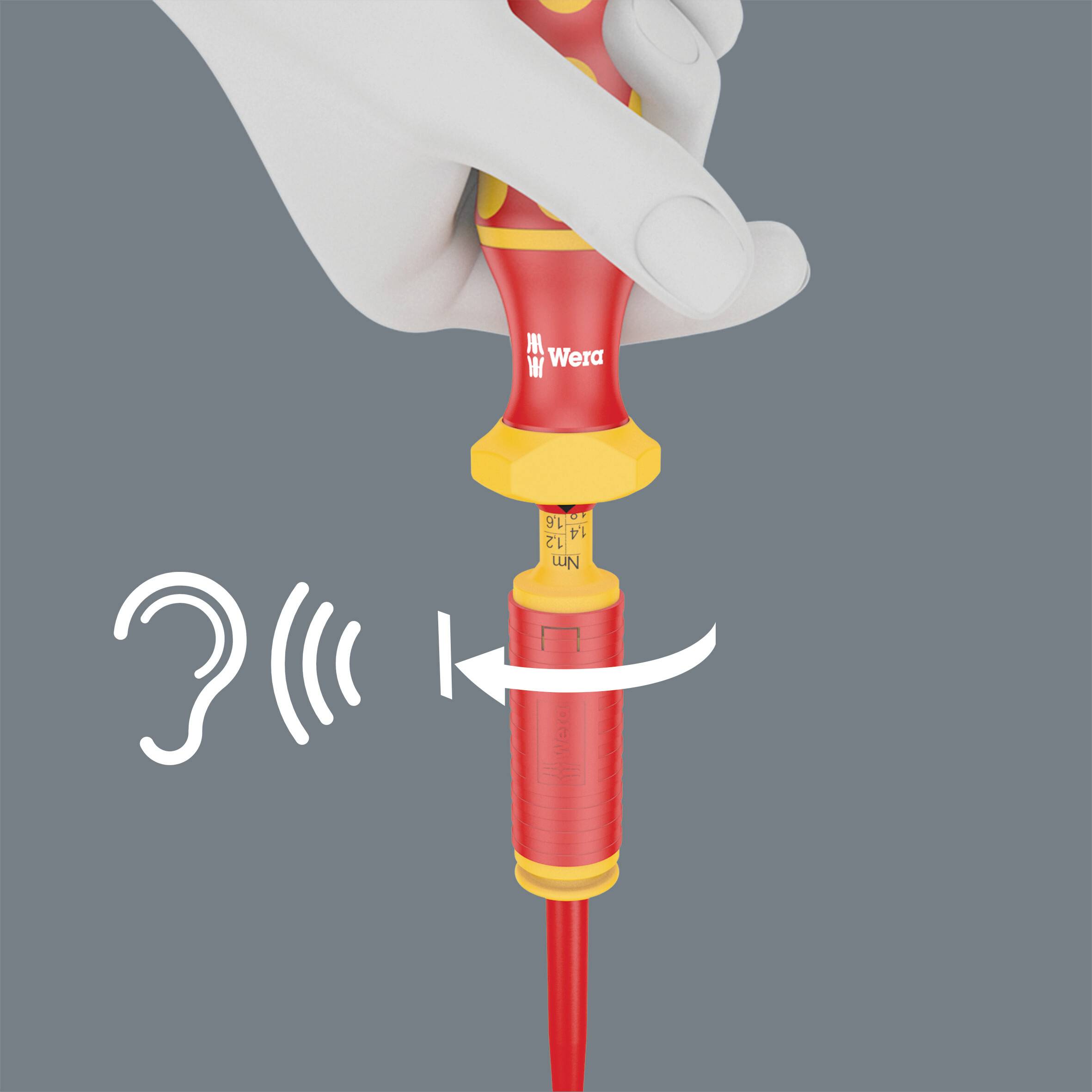 Wera Kraftform Kompakt VDE 15 Torque extra slim 1 Elektriker Wechselklingen-Set