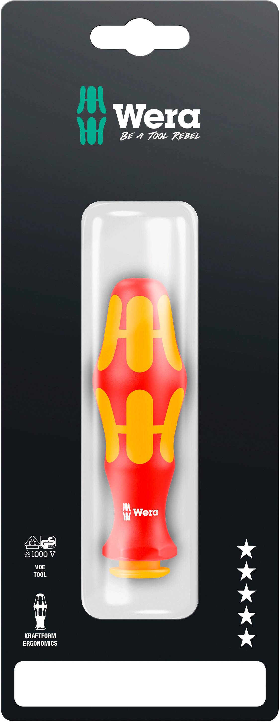 Wera Kraftform Kompakt VDE 17 extra slim 1 Elektriker Wechselklingen-Set
