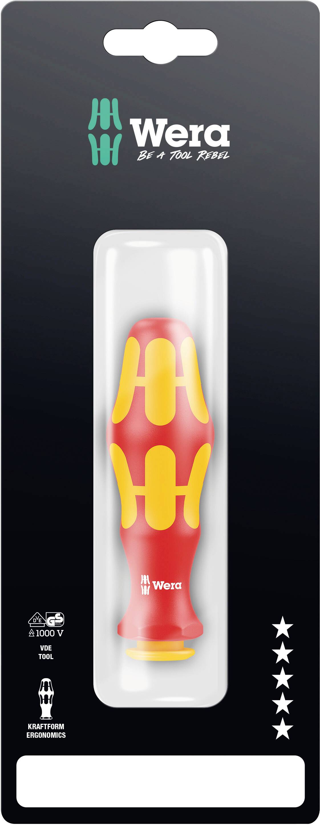 Wera Kraftform Kompakt VDE 18 Universal 2 Elektriker Wechselklingen-Set