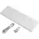 Renkforce RF-WPIK-500 USB Hygiene-Tastatur Deutsch, QWERTZ Weiß Silikonmembran, IP65, Maustasten, Abnehmbares Kabel, Geräuscharme Renkforce RF-WPIK-500 USB Hygiene-Tastatur Deutsch, QWERTZ Weiß Silikonmembran, IP65, Maustasten, Abnehmbares Kabel, Geräuscharme